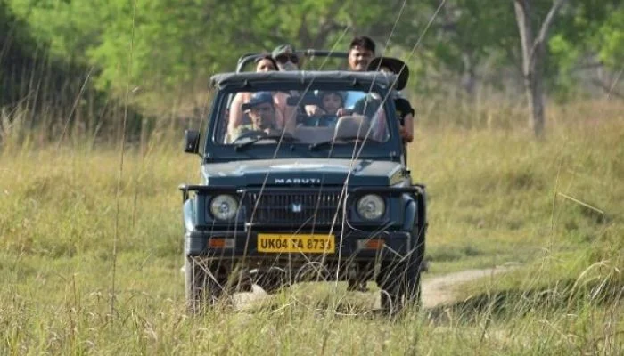 jeep safari in jim corbett