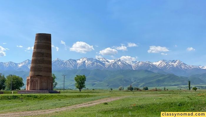 The ancient Burana Tower