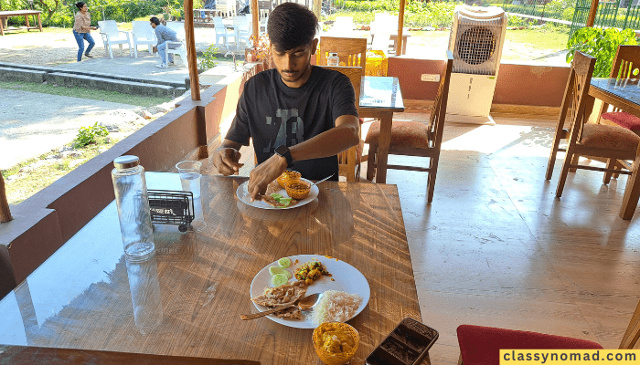 dining hall at Camp brook